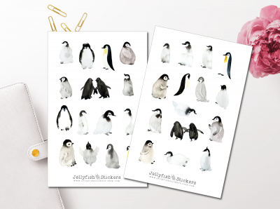 Penguins Sticker Set